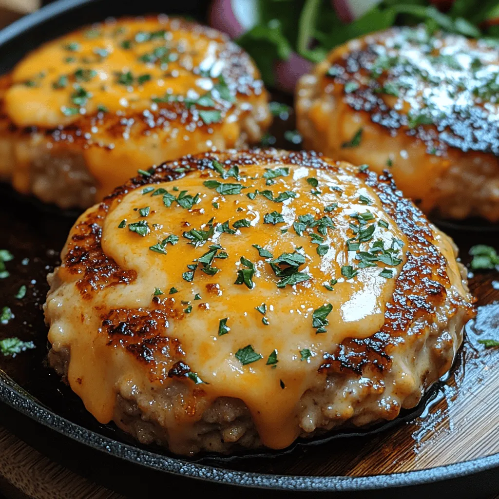 In der heutigen schnelllebigen Welt suchen viele von uns nach köstlichen, aber unkomplizierten Rezepten, die sowohl nahrhaft als auch befriedigend sind. Die Cheddar-Gefüllten Hähnchen-Patties sind eine perfekte Wahl für ein schnelles Abendessen oder eine gesellige Grillrunde. Mit einer Kombination aus magerem Hähnchenfleisch und würzigem Cheddar-Käse bieten diese Patties nicht nur einen großartigen Geschmack, sondern auch eine tolle Textur. Die saftigen Patties sind innen gefüllt mit geschmolzenem Käse, der beim Biss eine köstliche Überraschung bietet.