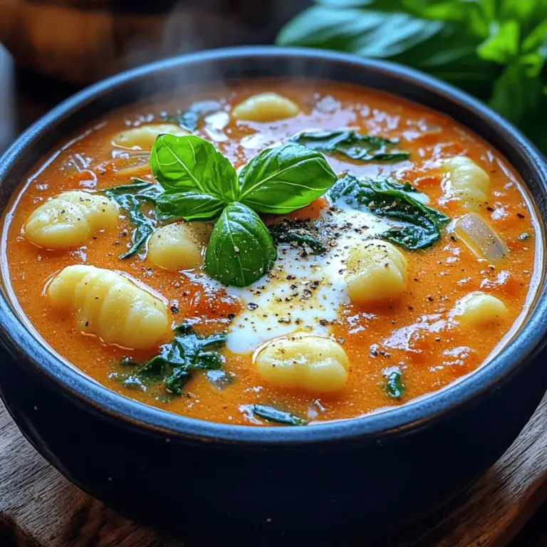 Willkommen zu unserem Rezept für die cremige Tomaten-Gnocchi-Delikatesse! Dieses köstliche Gericht vereint die Aromen frischer Zutaten und die Einfachheit der Zubereitung, was es zu einer perfekten Wahl für ein schnelles, aber dennoch schmackhaftes Abendessen macht. Ob an einem hektischen Wochentag oder bei einem gemütlichen Treffen mit Freunden – dieses Rezept wird jeden begeistern.
