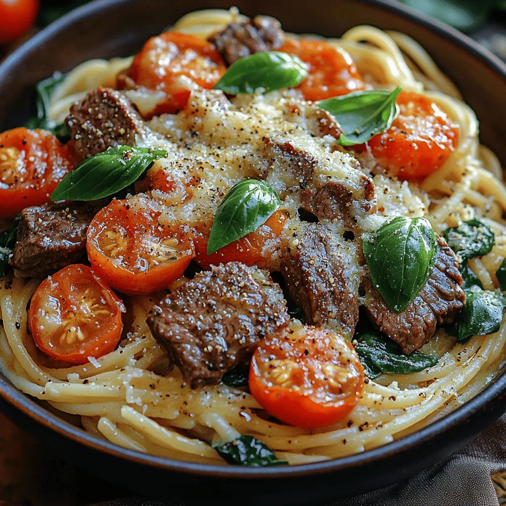 Die Auswahl der richtigen Zutaten ist entscheidend für den Geschmack und die Qualität des Gerichts. Werfen wir einen Blick auf die Hauptbestandteile, die diese Knoblauch Rindfleisch Pasta so besonders machen.