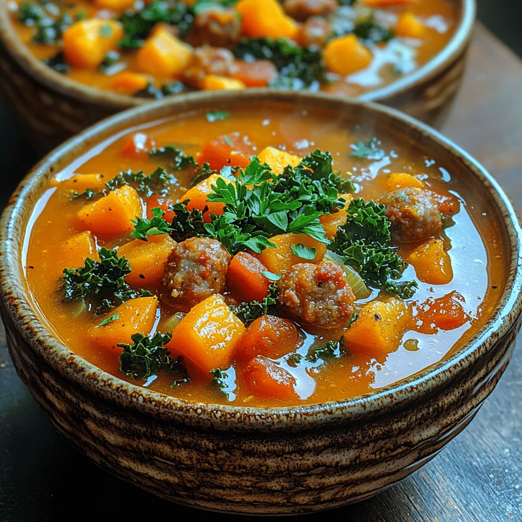 Butternut-Kürbis: Der Butternut-Kürbis ist nicht nur köstlich, sondern auch äußerst nahrhaft. Er ist reich an Vitaminen, insbesondere Vitamin A und C, und bietet eine Fülle von Antioxidantien. Sein süßer, nussiger Geschmack macht ihn zur idealen Basis für Suppen, da er beim Kochen eine cremige Konsistenz annimmt.