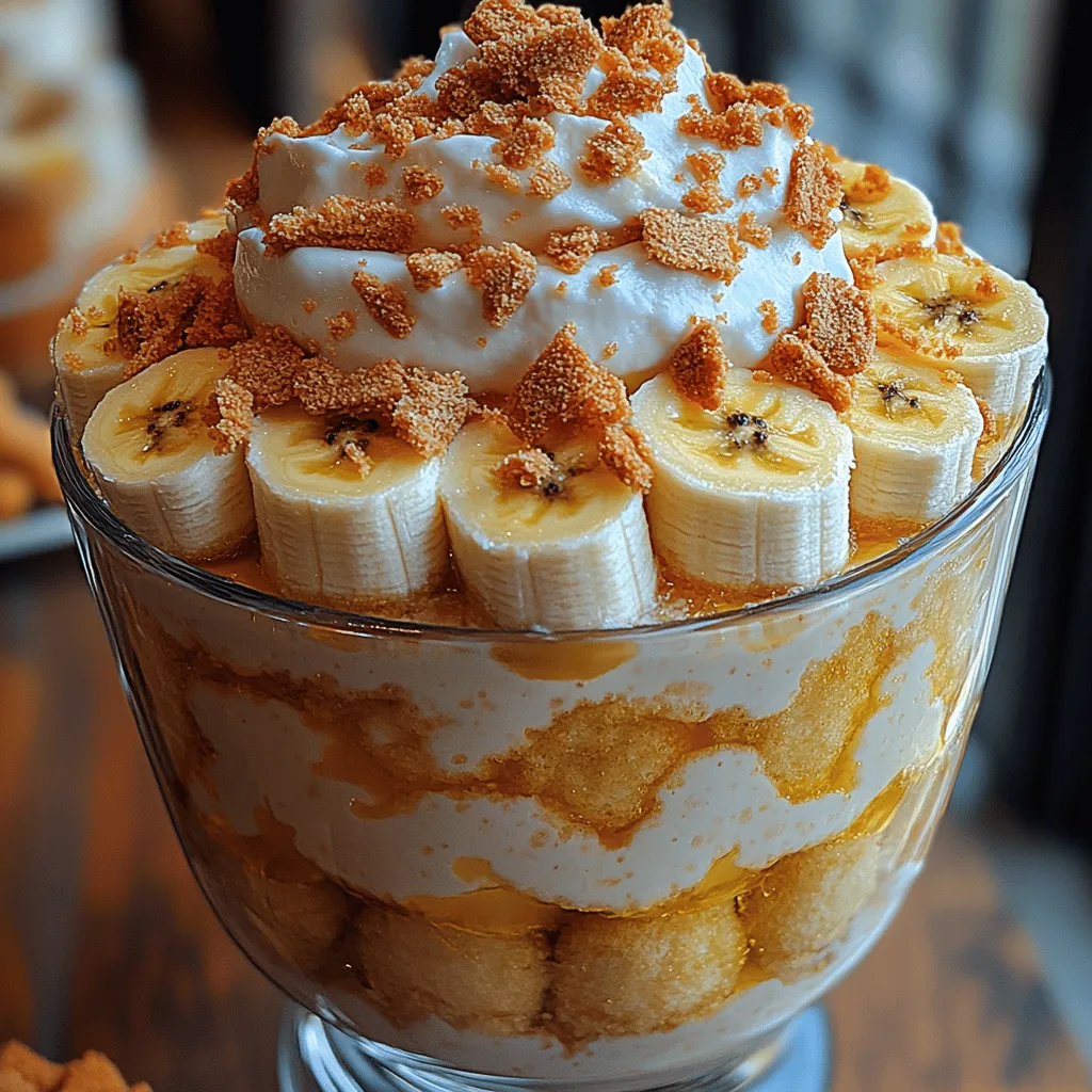 Um einen Bananenpudding zu kreieren, der sowohl geschmacklich als auch visuell überzeugt, benötigen Sie folgende Zutaten: