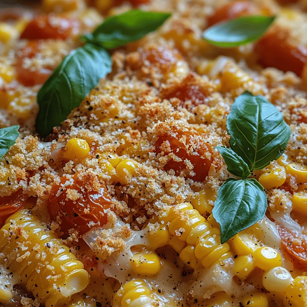 Käsehafersalat mit Mais & Tomaten ist ein schmackhaftes und nahrhaftes Gericht, das sich perfekt für jede Gelegenheit eignet. Ob als Beilage zu einem Grillabend oder als Hauptgericht für ein entspanntes Familientreffen, dieser Auflauf kombiniert die Süße von frischem Mais und Tomaten mit der Cremigkeit von Käse und der Herzhaftigkeit von Semmelbröseln. Die Kombination aus knackigem Gemüse und geschmolzenem Käse macht dieses Gericht zu einem echten Genuss, der sowohl Kinder als auch Erwachsene begeistert.