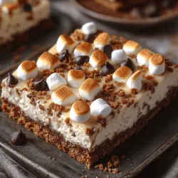 Um diese unwiderstehlichen S'mores Cheesecake Bars zuzubereiten, benötigen Sie eine Auswahl an sorgfältig ausgewählten Zutaten. Hier ist eine detaillierte Übersicht der benötigten Zutaten: