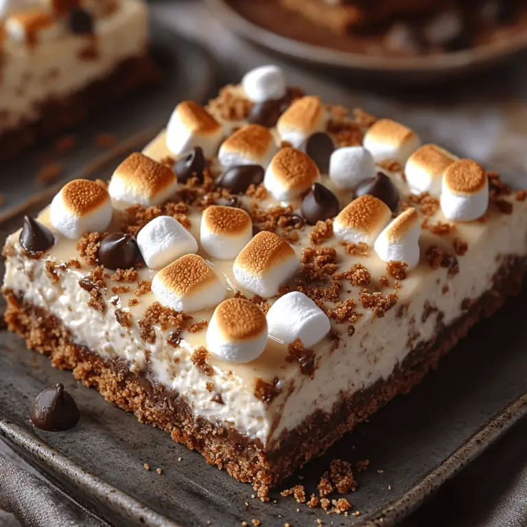 Um diese unwiderstehlichen S'mores Cheesecake Bars zuzubereiten, benötigen Sie eine Auswahl an sorgfältig ausgewählten Zutaten. Hier ist eine detaillierte Übersicht der benötigten Zutaten: