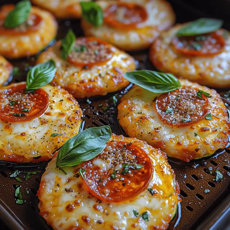Zucchini-Pizza-Bites aus dem Air Fryer sind der perfekte Snack für alle, die eine gesunde und schmackhafte Alternative zu klassischen Pizza-Snacks suchen. Diese kleinen Köstlichkeiten kombinieren die Frische von Zucchini mit dem herzhaften Geschmack von Käse und Marinara-Soße, was sie zu einer idealen Wahl für Parties, als Vorspeise oder einfach zum Naschen zwischendurch macht. In einer Zeit, in der gesunde Ernährung und schnelle Zubereitung Hand in Hand gehen, erfreuen sich Airfryer immer größerer Beliebtheit. Sie ermöglichen es, köstliche Gerichte mit weniger Öl und in kürzerer Zeit zuzubereiten, was nicht nur die Küche entlastet, sondern auch gesunde Essgewohnheiten fördert.