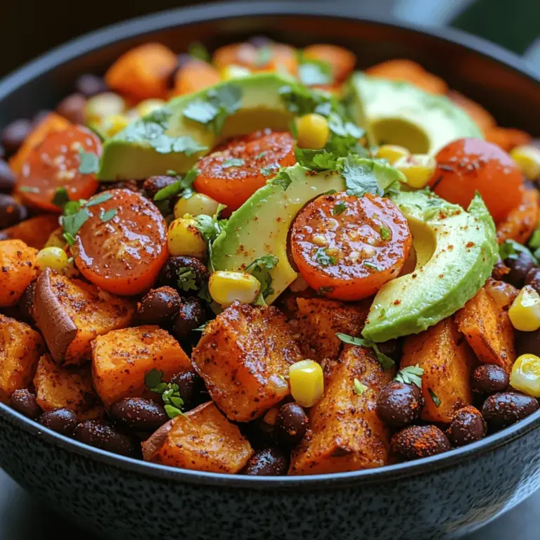 Willkommen zu unserem Rezept für die Würzige Zesten Süßkartoffel-Schalen! Diese gesunde und geschmackvolle Mahlzeit vereint die Süße von gerösteten Süßkartoffeln mit dem würzigen Kick von Chilipulver und frischen Zutaten. Perfekt für ein schnelles Abendessen oder als schmackhafte Beilage, ist dieses Rezept nicht nur einfach zuzubereiten, sondern auch ein wahrer Genuss für die Sinne.