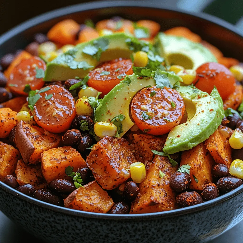 Willkommen zu unserem Rezept für die Würzige Zesten Süßkartoffel-Schalen! Diese gesunde und geschmackvolle Mahlzeit vereint die Süße von gerösteten Süßkartoffeln mit dem würzigen Kick von Chilipulver und frischen Zutaten. Perfekt für ein schnelles Abendessen oder als schmackhafte Beilage, ist dieses Rezept nicht nur einfach zuzubereiten, sondern auch ein wahrer Genuss für die Sinne.
