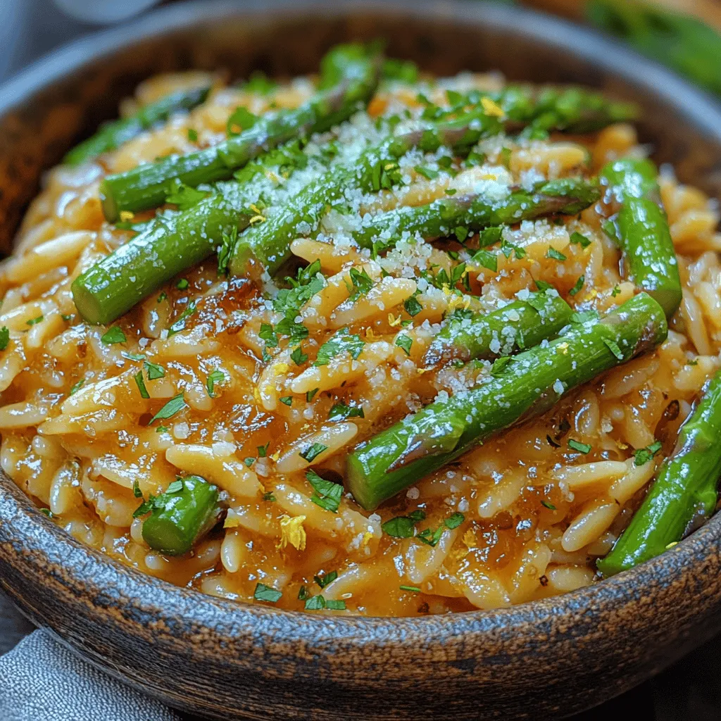 Lebhaftes Zitronenbutter-Orzo mit Spargel ist nicht nur ein einfaches Gericht, sondern auch eine geschmackliche Offenbarung, die sowohl den Gaumen erfreut als auch die Augen anspricht. Dieses Rezept vereint zarte Orzo-Nudeln mit knackigem Spargel in einer aromatischen Zitronenbuttersauce, die jedem Bissen eine erfrischende Note verleiht. Perfekt für ein schnelles Abendessen unter der Woche oder als elegantes Gericht für besondere Anlässe, ist dieses Rezept ein wahrer Hit in jeder Küche.