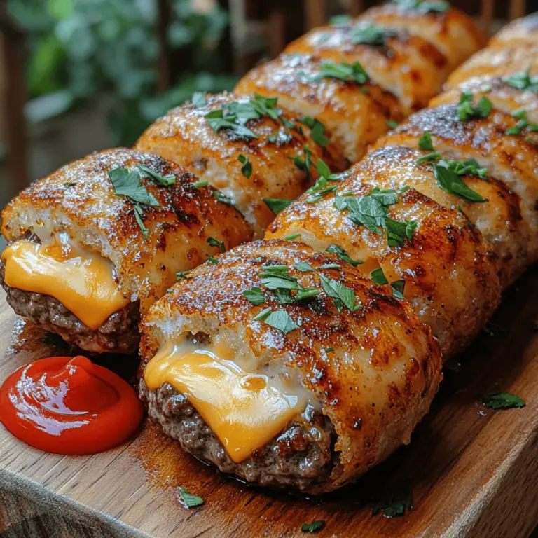 Die Auswahl der richtigen Zutaten ist entscheidend für den Geschmack und die Textur unserer Cheeseburger-Sticks. Hier werden wir die Hauptzutaten im Detail besprechen, um sicherzustellen, dass Sie die besten Ergebnisse erzielen.