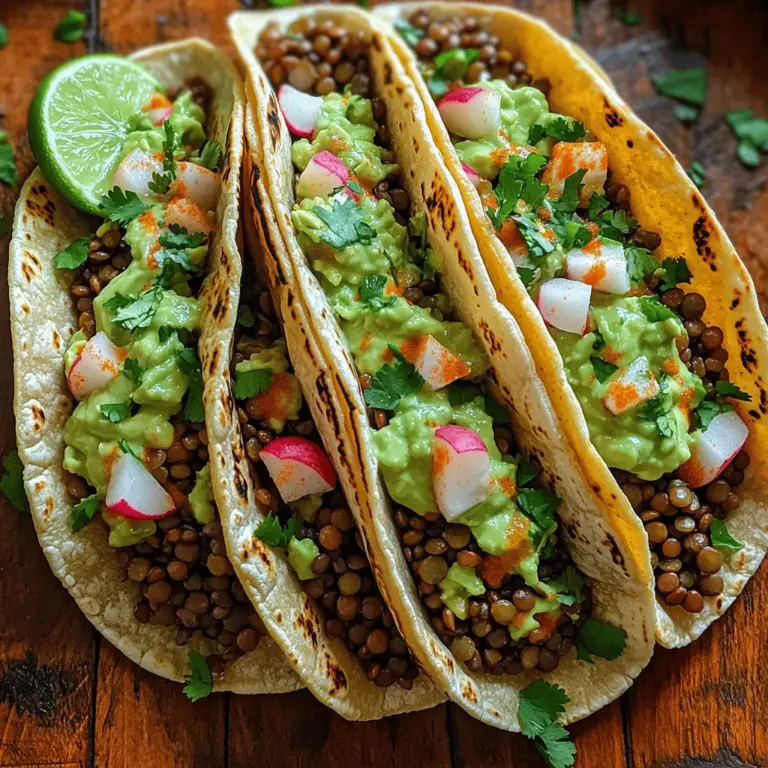 Um köstliche Linsen-Tacos zuzubereiten, benötigen Sie einige grundlegende Zutaten, die sowohl geschmacklich als auch nährstofftechnisch überzeugen.