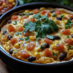 Um den perfekten Tex-Mex Tortilla Quiche Auflauf zuzubereiten, benötigen Sie eine Vielzahl frischer und schmackhafter Zutaten. Hier ist eine detaillierte Übersicht der benötigten Zutaten: