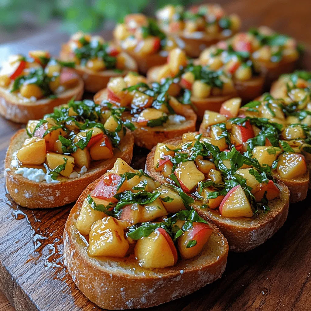 Ein wichtiger Aspekt beim Kochen ist die Qualität der Zutaten. Bei der Zubereitung der Basilikum-Pfirsich-Bruschetta sollten Sie darauf achten, reife und saftige Pfirsiche zu wählen. Auch frische Basilikumblätter und hochwertiges Olivenöl sind entscheidend für das finale Geschmacksbild. Hier sind die Hauptzutaten im Detail:
