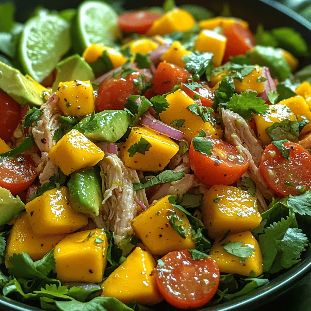 In der heutigen hektischen Welt suchen viele von uns nach schnellen, gesunden und vor allem köstlichen Rezepten, die uns mit Energie versorgen und gleichzeitig den Gaumen verwöhnen. Der tropische Genuss Mango Avocado Hähnchensalat ist die perfekte Antwort auf diese Suche. Mit seinen frischen Zutaten und aromatischen Aromen ist dieser Salat nicht nur ein Augenschmaus, sondern auch eine nährstoffreiche Mahlzeit, die sich ideal für warme Tage eignet. Dieser Salat bringt die Aromen der tropischen Sonne auf Ihren Teller und ist dabei ganz einfach zuzubereiten.