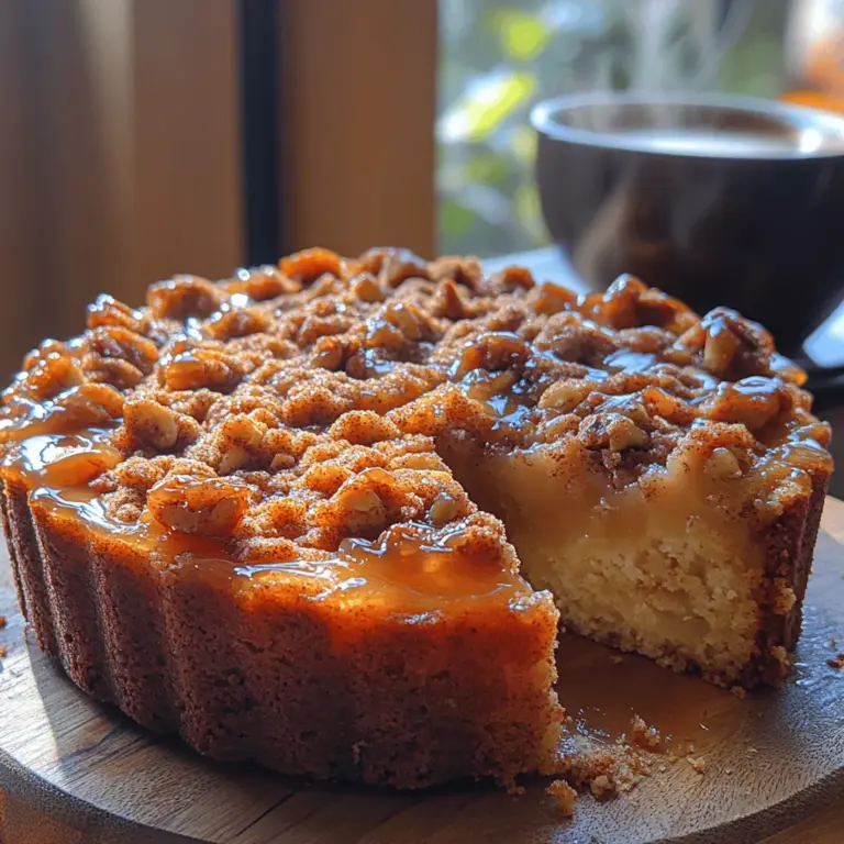 Der Himmlische Zimtstreusel-Kaffeekuchen ist ein wahrer Genuss für alle, die den perfekten Mix aus süßem Teig und würziger Zimtnote lieben. Dieser klassische Kaffeekuchen hat seinen Ursprung in der deutschen Backtradition und vereint die vielfältigen Aromen von Zimt und Zucker in einer fluffigen, saftigen Textur.