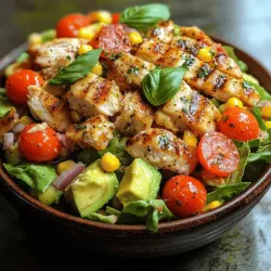 Willkommen in der Welt der köstlichen Salate! Heute stellen wir Ihnen ein Rezept vor, das nicht nur gesund ist, sondern auch unglaublich lecker schmeckt: der Crispy BLT Hähnchensalat. Diese Kombination aus saftigem Hähnchen, knusprigem Speck, frischen Gemüse und einem cremigen Dressing ist die perfekte Wahl für eine leichte Mahlzeit oder einen Snack. Ob zum Mittagessen im Büro, beim Grillen mit Freunden oder als schnelles Abendessen – dieser Salat wird Sie mit seinem Geschmack und seiner Frische begeistern.
