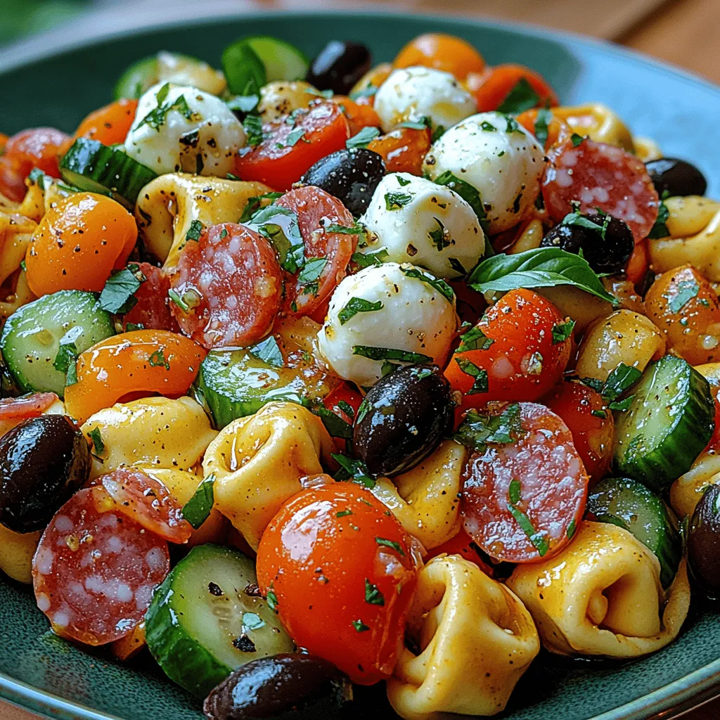 Der Antipasto Tortellini-Nudelsalat ist eine köstliche und vielseitige Speise, die perfekt für jede Gelegenheit geeignet ist. Ob als Beilage zu einem Grillfest, als Hauptgericht für ein leichtes Mittagessen oder als Snack für eine gemütliche Zusammenkunft – dieser Salat bringt den Geschmack Italiens direkt auf Ihren Tisch. Mit seiner bunten Mischung aus frischen Zutaten und herzhaften Aromen ist er nicht nur ein Gaumenschmaus, sondern auch ein echter Blickfang auf jedem Buffet oder Esstisch.