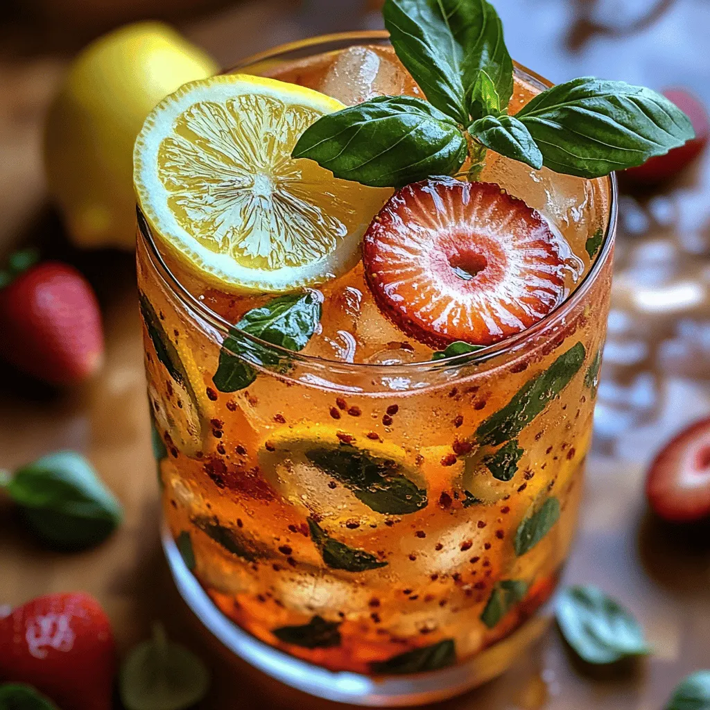 Die perfekte Erfrischung für heiße Sommertage ist eine selbstgemachte Limonade. Wenn die Temperaturen steigen und die Sonne scheint, gibt es kaum etwas Besseres als ein kühles Getränk, das den Durst stillt und gleichzeitig den Gaumen erfreut. Diese Erdbeer-Basilikum-Limonade vereint die süßen Aromen frischer Erdbeeren mit dem aromatischen Geschmack von Basilikum. Ein erfrischendes Erlebnis, das nicht nur lecker ist, sondern auch das gewisse Etwas bietet. In diesem Artikel erfahren Sie alles über die Zubereitung dieser köstlichen Limonade, die nicht nur erfrischend, sondern auch einfach zuzubereiten ist.