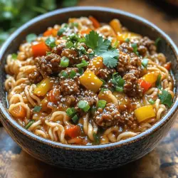 Um die perfekten mongolischen glasierten Rindfleischnudeln zuzubereiten, benötigen Sie eine Vielzahl von Zutaten. Hier ist eine detaillierte Aufschlüsselung der einzelnen Komponenten, die für dieses Rezept erforderlich sind.