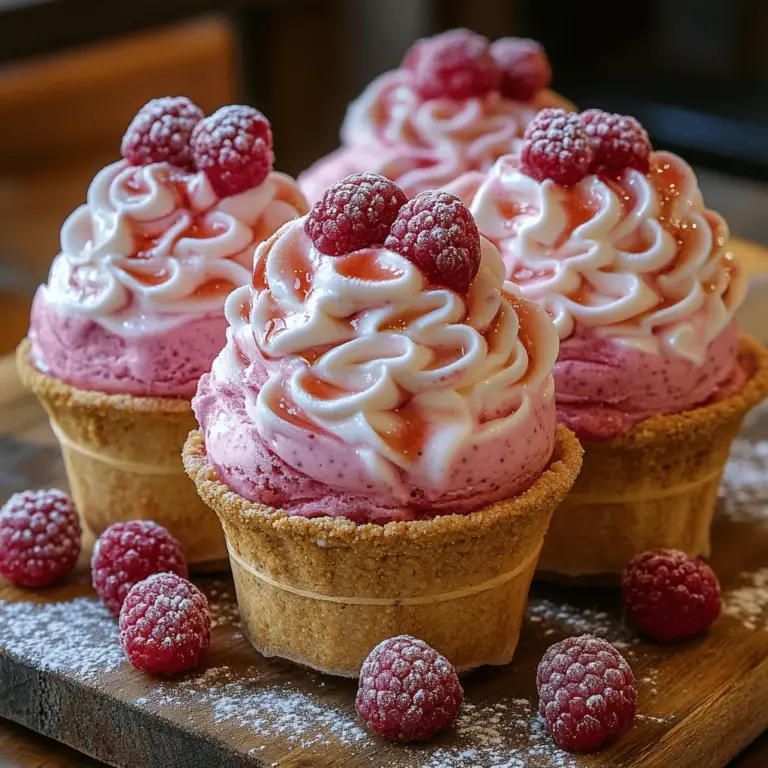 Die gefrorenen Himbeer-Creme-Becher sind die perfekte erfrischende Nachspeise für heiße Sommertage oder als köstlicher Genuss zu jedem Anlass. Diese leichte und fruchtige Leckerei kombiniert die Süße der Himbeeren mit der Cremigkeit der Schlagsahne und ist einfach zuzubereiten. In diesem Artikel werden wir Ihnen eine detaillierte Anleitung geben, um diese köstlichen Becher Schritt für Schritt selbst herzustellen. Ob für eine Gartenparty, ein Picknick oder einfach als süßer Snack zwischendurch, diese gefrorenen Himbeer-Creme-Becher werden sicherlich die Herzen Ihrer Familie und Freunde erobern.