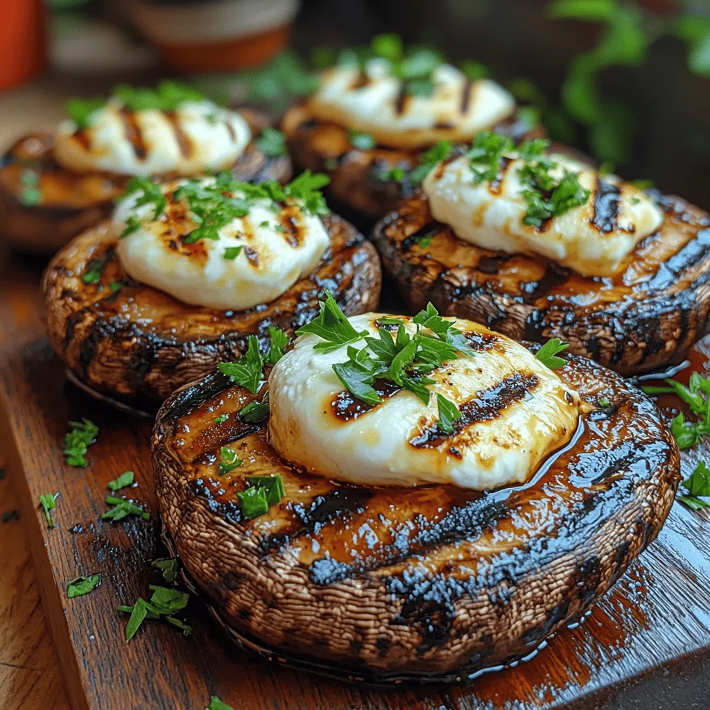 Die Grillzeit ist eine der besten Zeiten im Jahr, um kreative und köstliche Gerichte zuzubereiten. Gegrillte Portobello-Pilze sind nicht nur einfach zuzubereiten, sondern auch unglaublich schmackhaft und vielseitig. Diese großen, fleischigen Pilze sind eine wunderbare vegetarische Option, die sowohl als Beilage als auch als Hauptgericht dienen kann. Wenn Sie auf der Suche nach einer köstlichen und gesunden Grillalternative sind, dann sind gegrillte Portobello-Pilze genau das Richtige für Sie. In diesem Artikel erfahren Sie, wie Sie diese herzhaften Pilze mit einer aromatischen Marinade zubereiten können, die sich perfekt für Grillpartys eignet, als Beilage zu Fleischgerichten oder sogar als Hauptgericht in einem Burger-Brötchen.