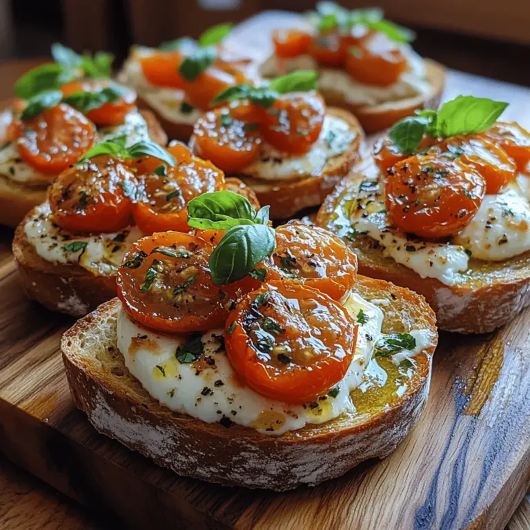 Bevor wir mit der Zubereitung beginnen, lassen Sie uns einen Blick auf die Zutaten werfen, die diesen Crostini seinen einzigartigen Geschmack verleihen.