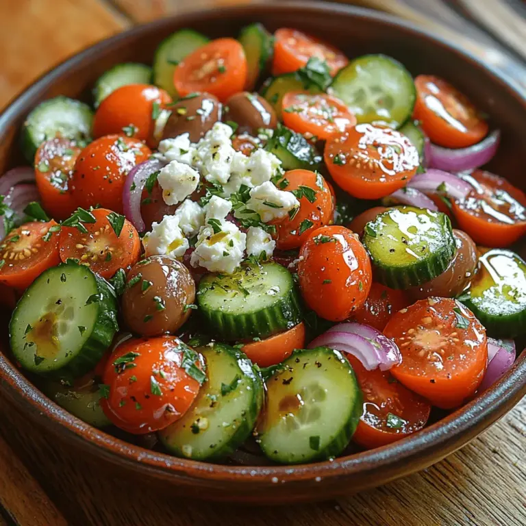 Wenn die Temperaturen steigen und die Sonne strahlt, gibt es kaum etwas Besseres als leichte und erfrischende Gerichte. Der Gurken-Feta Fiesta ist genau das, was Sie in den warmen Monaten benötigen – ein köstlicher Salat, der nicht nur einfach zuzubereiten ist, sondern auch voller gesunder Zutaten steckt, die Ihren Gaumen erfreuen werden. Diese erfrischende Kombination vereint die knackige Frische von saftigen Gurken mit dem herzhaften Geschmack von Feta-Käse und einer bunten Vielfalt an frischem Gemüse. Egal, ob als Beilage zu Ihrem Grillabend oder als leichtes Hauptgericht, dieser Salat ist eine wahre Geschmacksexplosion.