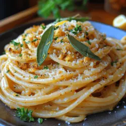 In der Welt der italienischen Küche gehört Spaghetti zu den bekanntesten und beliebtesten Gerichten. Diese vielseitige Nudel ist nicht nur ein Grundnahrungsmittel, sondern auch der perfekte Träger für eine Vielzahl von köstlichen Saucen. Das Rezept für Spaghetti mit brauner Butter und Salbei-Sauce bringt Aromen zusammen, die sowohl das Herz als auch den Gaumen erfreuen. Es ist eine harmonische Kombination aus nussiger Butter, aromatischem Salbei und einem Hauch von Zitrone, die zusammen ein einfaches, aber dennoch elegantes Gericht kreieren.
