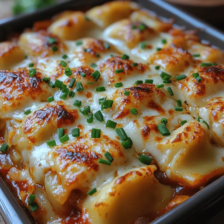 Um diese köstliche Pierogi-Lasagne zuzubereiten, benötigen Sie eine Auswahl an frischen und aromatischen Zutaten. Hier sind die Hauptbestandteile im Detail: