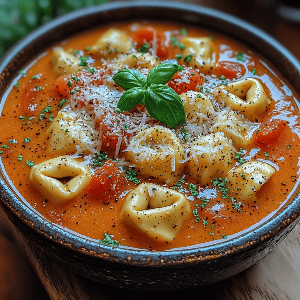 Um die cremige Tomaten-Tortellini-Suppe zuzubereiten, benötigen Sie eine Auswahl an frischen und schmackhaften Zutaten. Hier ist die detaillierte Liste der Zutaten, die Sie benötigen, um dieses köstliche Gericht zuzubereiten: