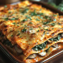 Für die Zubereitung der herzhaften Spinat & Pilz Lasagne benötigen Sie eine Vielzahl von frischen Zutaten, die für den köstlichen Geschmack und die Textur des Gerichts entscheidend sind. Hier ist eine umfassende Liste der benötigten Zutaten: