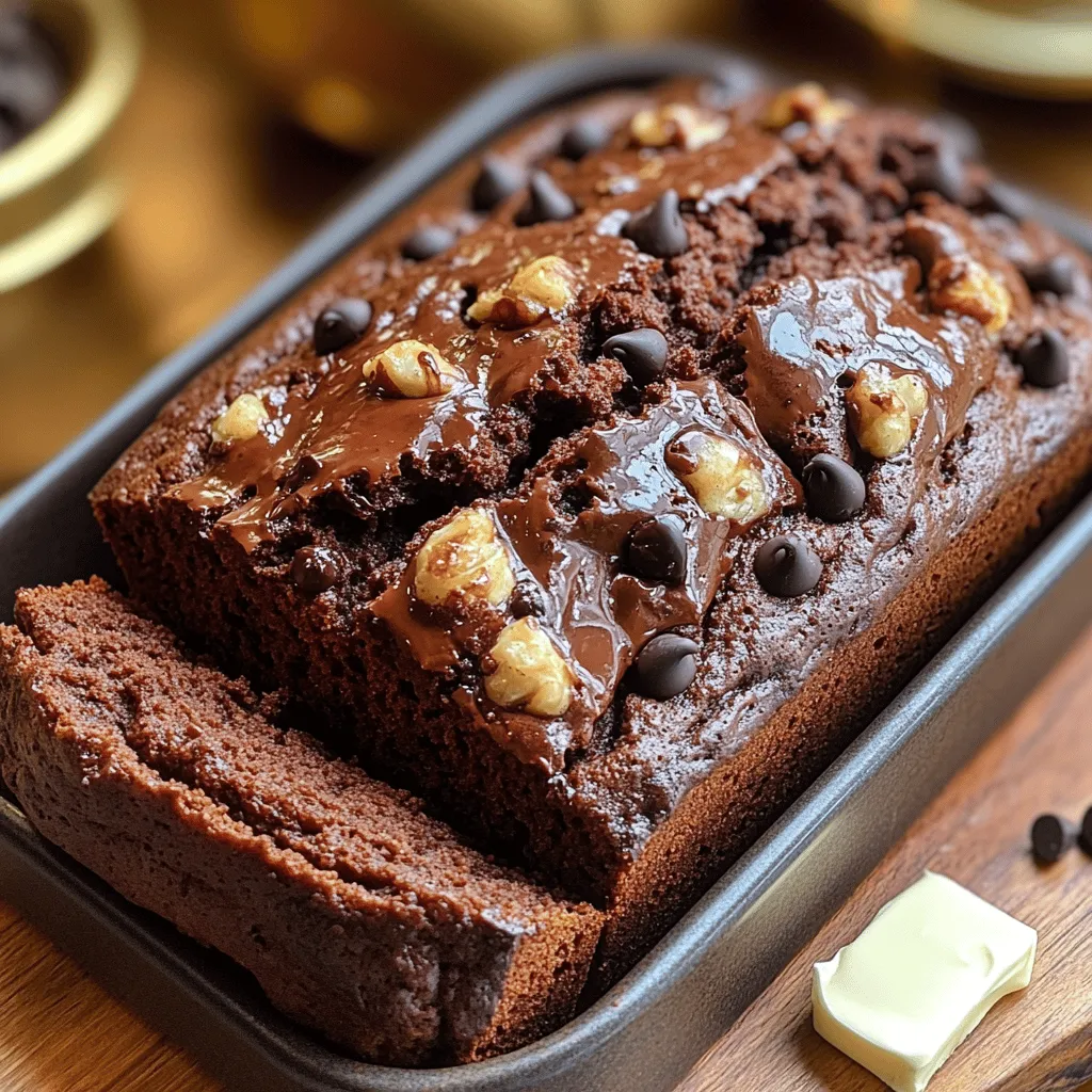Das Doppelt-Schokoladige Bananenbrot ist eine köstliche Kombination aus reifen Bananen und schokoladigen Aromen, die perfekt für eine süße Versuchung ist. Dieses Rezept ist nicht nur einfach zuzubereiten, sondern auch ideal, um überreife Bananen zu verwerten. Anstatt diese Früchte wegzuwerfen, kannst du sie in ein saftiges, schokoladiges Brot verwandeln, das sowohl zum Frühstück als auch zum Nachmittagskaffee genossen werden kann. Die Kombination aus schokoladigen Stückchen und der natürlichen Süße der Bananen sorgt für ein Geschmackserlebnis, das nicht nur Kinder, sondern auch Erwachsene begeistert.