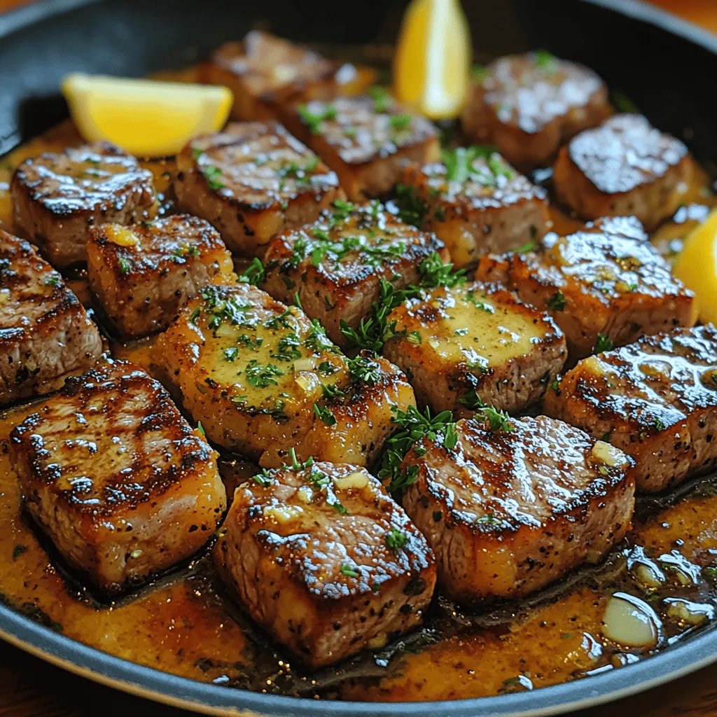 Willkommen in der Welt der Knusprigen Knoblauch-Butter-Rinderbissen, ein Gericht, das nicht nur den Gaumen erfreut, sondern auch einfach und schnell zubereitet werden kann! Rindfleischgerichte erfreuen sich weltweit großer Beliebtheit, und das aus gutem Grund. Ob als Hauptgericht für ein festliches Dinner oder als schnelles Abendessen nach einem langen Tag – Rindfleisch ist vielseitig, geschmackvoll und sättigend.