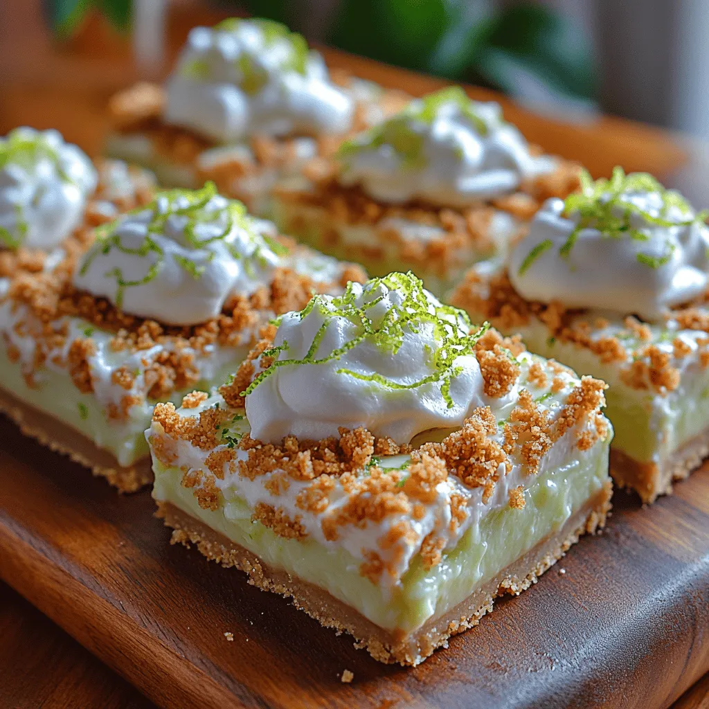 Die spritzigen Key Lime Pie Riegel sind eine köstliche und erfrischende Variante des klassischen Key Lime Pies. Ursprünglich aus den Florida Keys stammend, hat dieser Dessertklassiker viele Herzen erobert. Mit ihrem einzigartigen, spritzigen Geschmack sind sie das perfekte Sommerdessert, das sowohl bei warmen Grillabenden als auch bei festlichen Anlässen glänzt. Diese Riegel vereinen die herrliche Säure von frischem Key Lime Saft mit einer süßen, cremigen Füllung und einem knusprigen Keksboden, was sie zur idealen Wahl für jeden Anlass macht.