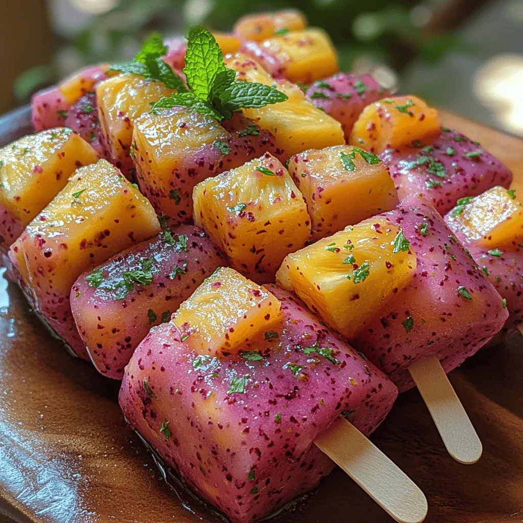 Wenn die Sonne hoch am Himmel steht und die Temperaturen steigen, gibt es kaum etwas Erfrischenderes als selbstgemachte Eis-Pops. Diese köstlichen Leckereien sind nicht nur ein perfekter Begleiter an heißen Sommertagen, sondern auch eine großartige Möglichkeit, sich mit gesunden Zutaten zu verwöhnen. Das Rezept für die eisigen Hibiskus-Ananas-Pops bringt die süßen Aromen sonnengereifter Ananas zusammen mit der blumigen Frische von Hibiskusblüten. Diese Kombination sorgt nicht nur für eine lebendige Farbe, sondern auch für einen einzigartigen Geschmack, der sowohl Erwachsene als auch Kinder begeistert.