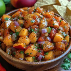 Die Wahl der richtigen Pfirsiche ist entscheidend für den Erfolg Ihrer Salsa. Reife Pfirsiche sind nicht nur süßer und saftiger, sondern sie bringen auch eine angenehme Textur mit, die die Grundlage der Salsa bildet. Achten Sie beim Einkauf darauf, dass die Pfirsiche weich sind und einen angenehmen Duft verströmen. Zu harte Pfirsiche sind noch nicht reif genug und könnten die Salsa weniger schmackhaft machen.