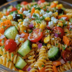 Der Regenbogen-Lunchbox-Pasta-Salat ist nicht nur ein Fest für die Augen, sondern auch eine köstliche, gesunde Option für jedes Mittagessen. Diese farbenfrohe Pasta-Kreation kombiniert frisches Gemüse, knackige Zutaten und eine leichte Vinaigrette, die alle Geschmäcker harmonisch vereint. Perfekt zum Mitnehmen in die Schule, ins Büro oder für ein Picknick im Freien – dieser Salat überzeugt durch seine Vielfalt und seine einfache Zubereitung.