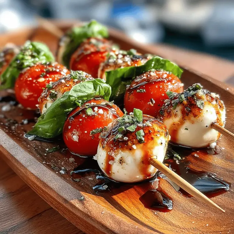 Die Caprese-Spieße sind mehr als nur ein einfacher Snack; sie sind ein wahrer Genuss, der die Aromen Italiens direkt auf Ihren Tisch bringt. Ursprünglich aus der Region Kampanien stammend, vereinen diese Spieße die Frische von Kirschtomaten, den cremigen Geschmack von Mozzarella und das aromatische Flair von frischem Basilikum. Diese Kombination spiegelt nicht nur die Einfachheit der italienischen Küche wider, sondern zeigt auch, wie mit wenigen, frischen Zutaten ein beeindruckendes Gericht gezaubert werden kann.