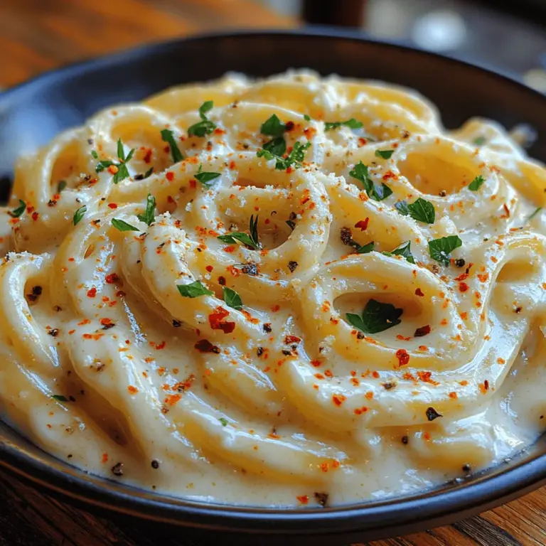 Wenn Sie auf der Suche nach einem Gericht sind, das sowohl einfach zuzubereiten als auch unglaublich schmackhaft ist, dann ist diese cremige Pasta mit geröstetem Knoblauch genau das Richtige für Sie. Diese italienisch inspirierte Speise kombiniert die köstliche Tiefe von geröstetem Knoblauch mit einer reichhaltigen, cremigen Sauce, die Ihre Geschmacksknospen verwöhnen wird.