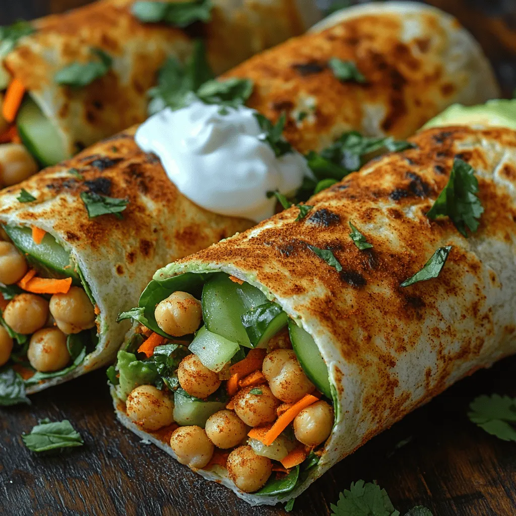 Wenn es um einfache, gesunde und schmackhafte Gerichte geht, stehen Wraps ganz oben auf der Liste. Unsere Goldenen Gewürz-Kichererbsen-Wraps sind nicht nur eine hervorragende Wahl für ein schnelles Mittagessen oder Abendessen, sondern auch eine köstliche Möglichkeit, mehr pflanzliche Proteine in Ihre Ernährung zu integrieren. Dieses Rezept hat seinen Ursprung in der mediterranen und nahöstlichen Küche, wo Kichererbsen seit Jahrhunderten geschätzt werden. Sie sind nicht nur nahrhaft, sondern auch unglaublich vielseitig.