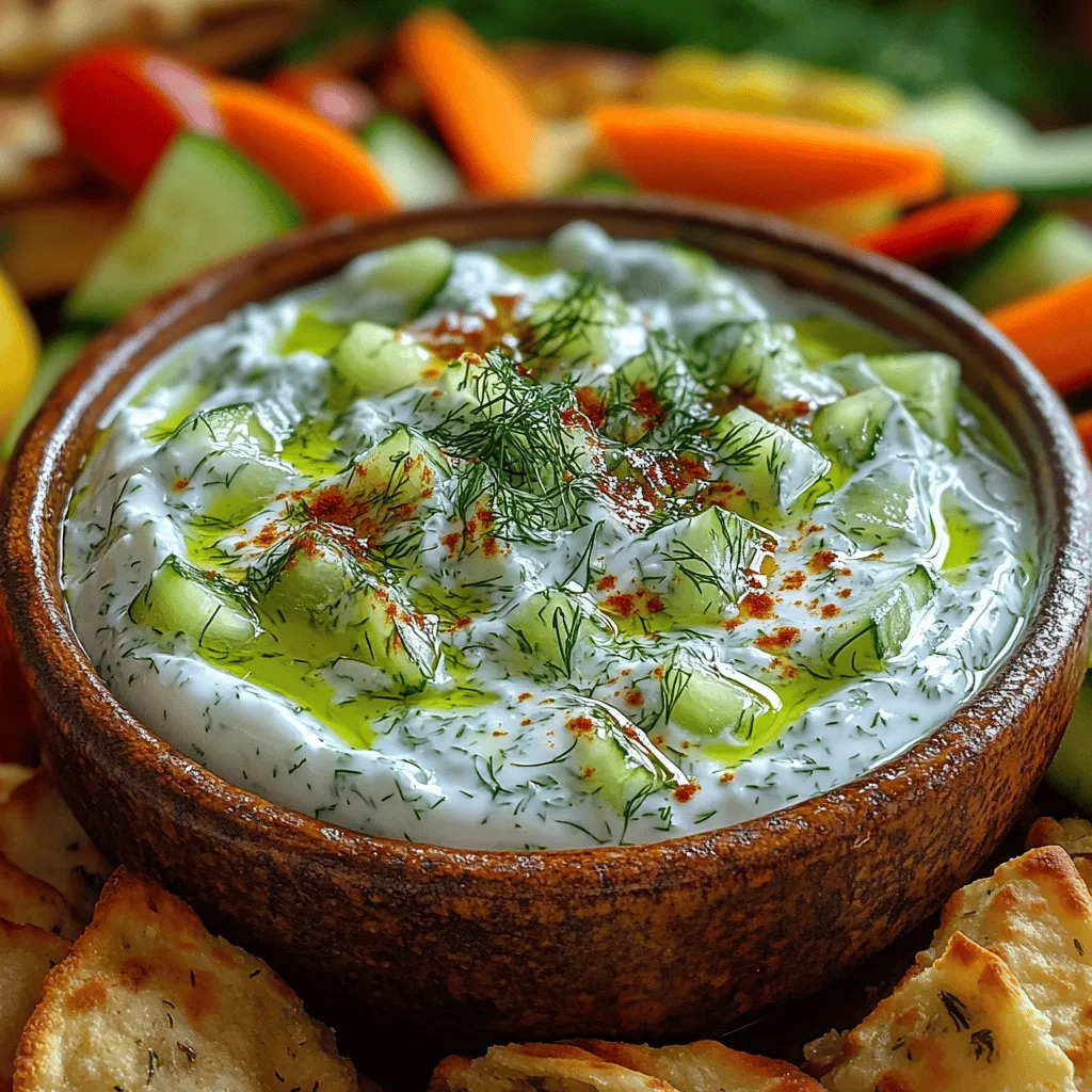 Der Erfrischende Gurken-Dill-Joghurt-Dip ist ein ideales Rezept für warme Sommertage, gesellige Zusammenkünfte oder einfach als gesunder Snack für zwischendurch. Dieser Dip ist nicht nur köstlich, sondern auch einfach zuzubereiten und voller gesunder Zutaten. In der heutigen Zeit, in der gesunde Ernährung und leichte Snacks im Fokus stehen, bietet dieser Dip eine perfekte Balance aus Geschmack und Nährstoffgehalt.