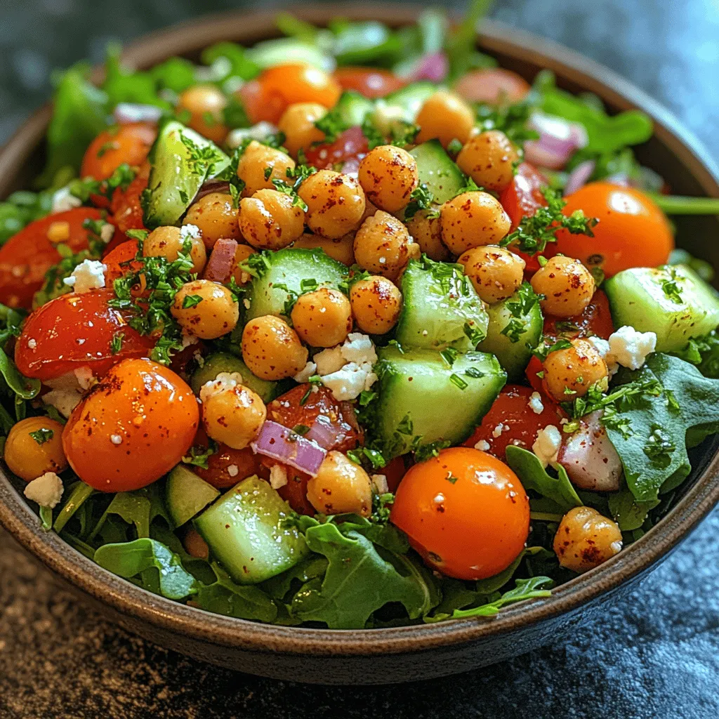 Willkommen zu einem Rezept, das Ihnen die mediterrane Frische direkt auf den Teller bringt: der Crispy Kichererbsensalat à la Griechenland. Diese köstliche Mischung aus knackigem Gemüse, gerösteten Kichererbsen und einem aromatischen Dressing ist nicht nur ein Genuss für den Gaumen, sondern bietet auch eine Vielzahl von gesundheitlichen Vorteilen. Kichererbsen sind reich an Proteinen und Ballaststoffen, während frisches Gemüse den Salat zu einer nährstoffreichen Mahlzeit macht.