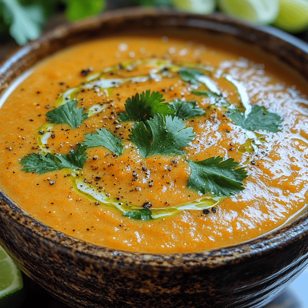 Die Cremige Karotten-Ingwer-Suppe ist nicht nur ein einfaches Gericht, sondern ein Fest für die Sinne, das die Wärme und den Komfort von hausgemachter Küche verkörpert. Ursprünglich aus der asiatischen Kulinarik inspiriert, hat sich diese Suppe in vielen Haushalten etabliert und bietet eine köstliche Möglichkeit, gesunde Zutaten in einem schmackhaften Gericht zu kombinieren. Die Kombination aus süßen Karotten und würzigem Ingwer schafft ein harmonisches Geschmacksprofil, das sowohl die Seele wärmt als auch das Immunsystem stärkt.