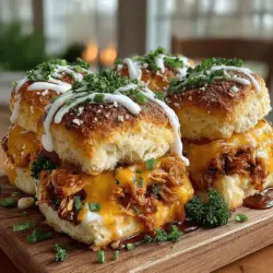 Buffalo-Hühnchen hat seinen Ursprung in den 1960er Jahren in Buffalo, New York, wo das erste Rezept für Buffalo Wings kreiert wurde. Diese köstlichen, frittierten Hühnchenflügel wurden schnell populär und eroberten die Herzen von Feinschmeckern in den USA und darüber hinaus. Im Laufe der Jahre entstanden zahlreiche Variationen, darunter die Buffalo-Hühnchen-Slider, die das würzige, rauchige Aroma und die zarte Textur des zerrissenen Hühnchens in einem handlichen Format bieten.