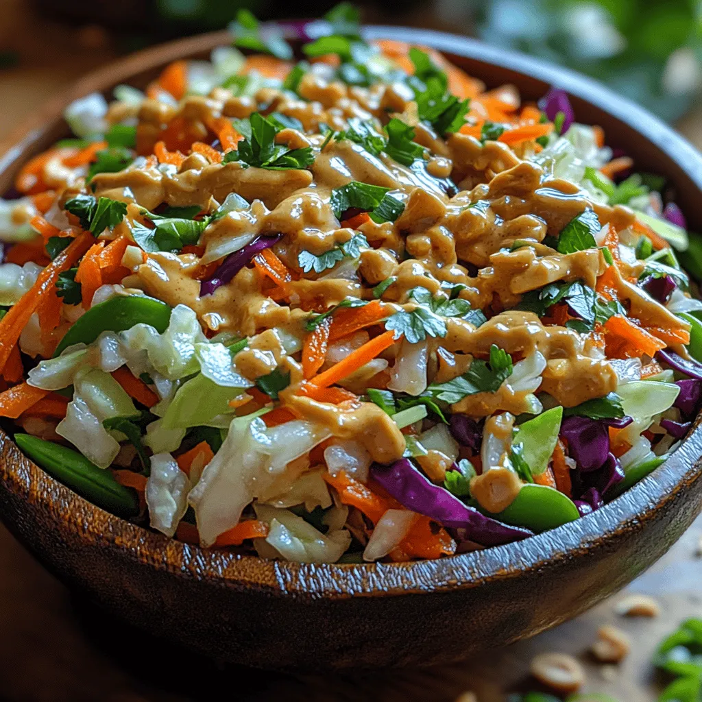 In der modernen Küche spielt die Vielfalt an Rezepten eine entscheidende Rolle. Sie bieten nicht nur Möglichkeiten, kreativ zu sein, sondern fördern auch eine ausgewogene Ernährung. Insbesondere Salate erfahren in den letzten Jahren eine Renaissance, da sie nicht nur gesund, sondern auch köstlich sein können. Der „Knusprige Thai-Peanut-Slaw“ ist ein hervorragendes Beispiel für einen solchen Salat, der frische Zutaten mit einem würzigen Erdnussdressing kombiniert. Dieses Rezept ist nicht nur einfach zuzubereiten, sondern auch vollgepackt mit Vitaminen und Nährstoffen, die Ihrem Körper gut tun.