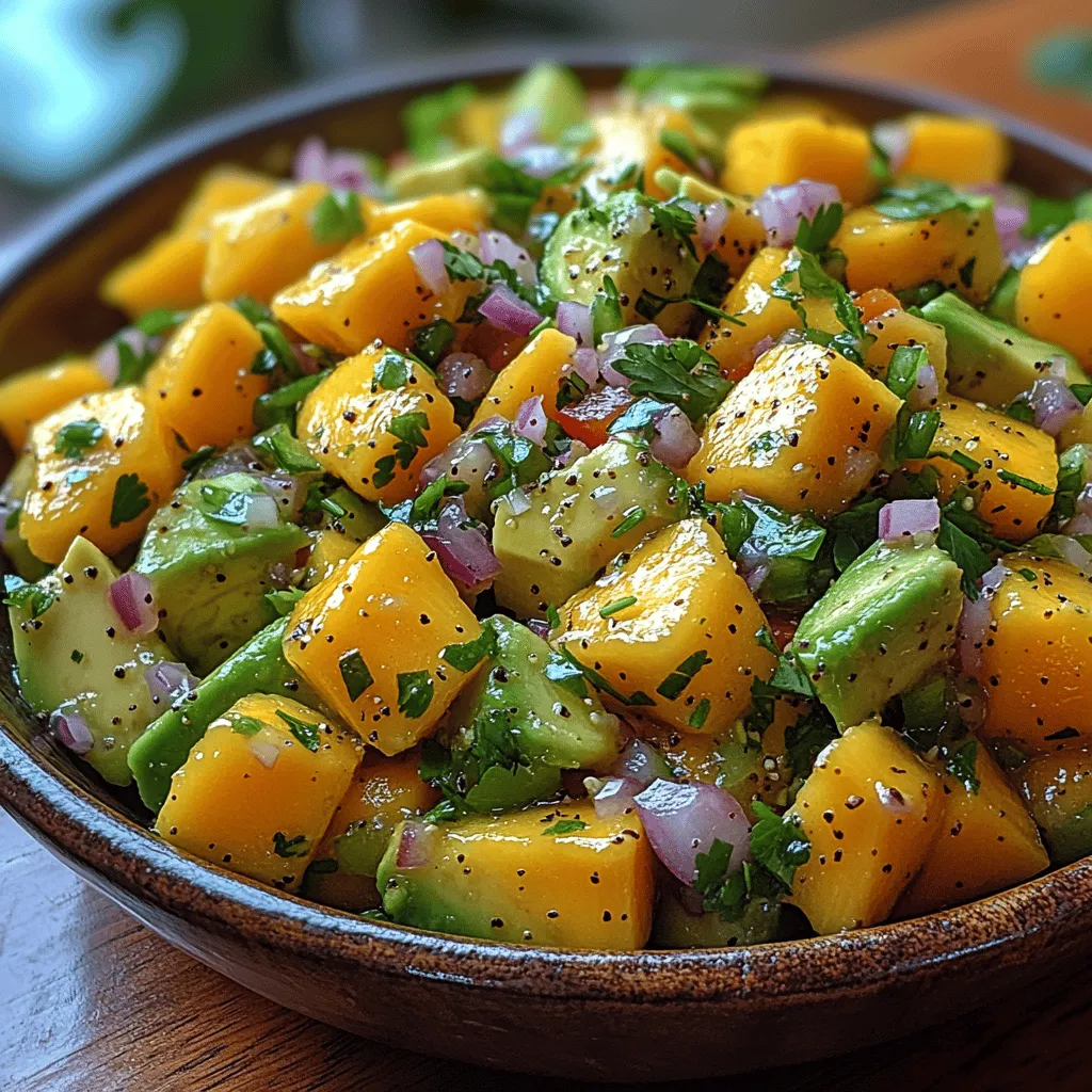 Die Mango-Avocado-Salsa ist ein wahres Highlight der sommerlichen Küche. Diese farbenfrohe und geschmacklich aufregende Salsa bringt die Aromen tropischer Früchte und frischer Kräuter auf den Tisch und ist die perfekte Begleitung für eine Vielzahl von Gerichten. Egal, ob Sie sie zu Tortilla-Chips servieren, als Beilage zu gegrilltem Fisch oder Hühnchen genießen oder Ihre Tacos damit verfeinern möchten – diese Salsa ist vielseitig, gesund und einfach zuzubereiten.