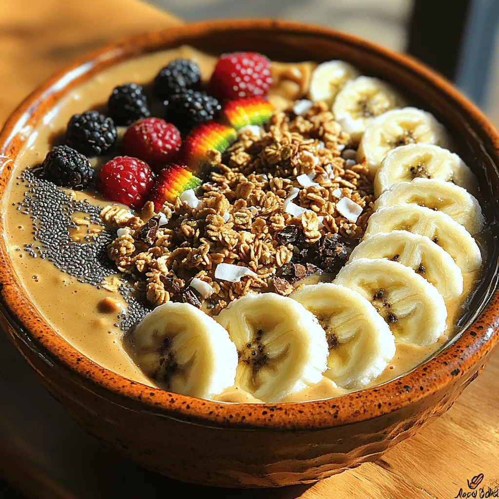 Smoothie-Bowls sind in den letzten Jahren zu einem beliebten Trend in der Frühstückswelt geworden. Sie sind nicht nur köstlich und sättigend, sondern bieten auch eine großartige Möglichkeit, gesunde Zutaten in einer ansprechenden Form zu kombinieren. Heute präsentieren wir Ihnen ein Rezept für eine cremige Erdnussbutter-Smoothie-Bowl, die nicht nur Ihre Geschmacksknospen verwöhnen wird, sondern auch voller Nährstoffe steckt, die Ihren Tag positiv beeinflussen können.