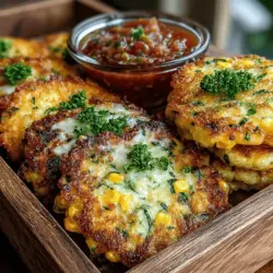 Die Zucchini-Mais-Puffer sind nicht nur eine köstliche, sondern auch eine äußerst vielseitige Sommer-Spezialität. Diese kleinen, goldbraunen Küchlein sind perfekt für Grillpartys, als Snack zwischendurch oder sogar als vegetarische Hauptspeise. Sie vereinen die Süße frischer Maiskörner mit der zarten Textur von Zucchini und sind ein ideales Gericht, um die Aromen des Sommers zu genießen. Ursprünglich aus der amerikanischen Küche stammend, erfreuen sich diese Puffer auch in vielen anderen Ländern großer Beliebtheit, insbesondere in der veganen und vegetarischen Küche.