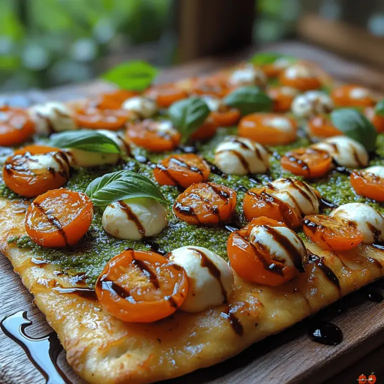 Das klassische italienische Pesto-Fladenbrot ist eine köstliche und unkomplizierte Möglichkeit, die Aromen Italiens in Ihre Küche zu bringen. Diese Spezialität erfreut sich großer Beliebtheit, nicht nur wegen ihres intensiven Geschmacks, sondern auch aufgrund ihrer Vielseitigkeit. Ob als Vorspeise, Snack oder Hauptgericht – dieses Gericht ist ideal für gesellige Abende oder ein schnelles Mittagessen.