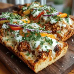 Das Rauchige BBQ-Hühnchen-Fladenbrot ist eine köstliche und vielseitige Speise, die sowohl für entspannte Abende zu Hause als auch für Feiern oder Grillpartys geeignet ist. Dieses Gericht vereint die herzhaften Aromen von zartem Hühnchen, rauchiger BBQ-Sauce und geschmolzenem Käse auf einem knusprigen Fladenbrot. Ursprünglich aus der amerikanischen BBQ-Kultur stammend, hat sich dieses Rezept in vielen Küchen der Welt etabliert. Es ist nicht nur einfach zuzubereiten, sondern bietet auch unendliche Möglichkeiten zur Anpassung, um den persönlichen Geschmack zu treffen.