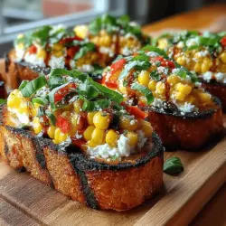 In der Welt der kulinarischen Köstlichkeiten erfreuen sich einfache und frische Zutaten immer größerer Beliebtheit. Eines dieser köstlichen Gerichte ist der „Charred Süßmais und Cremiger Ricotta-Toast“. Dieses Gericht vereint die süßen Aromen von gegrilltem Mais mit der cremigen Textur von Ricotta-Käse, und es ist nicht nur ein Genuss für den Gaumen, sondern auch ein wahrhaftiger Augenschmaus. Perfekt als Vorspeise, Snack oder leichtes Hauptgericht, zieht dieser Toast sowohl Feinschmecker als auch Hobbyköche in seinen Bann.
